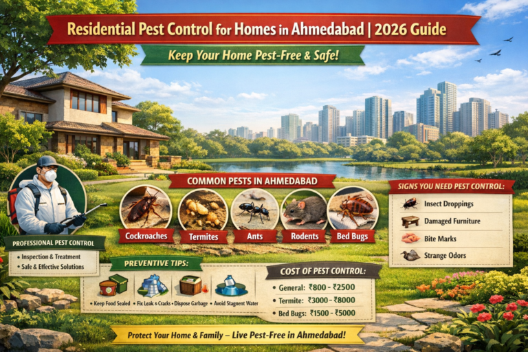 residential pest control for homes in Ahmedabad