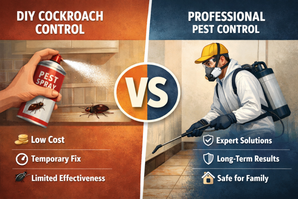 DIY vs Professional Pest Control